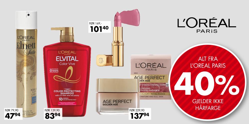 Alt fra Loreal Paris -40%