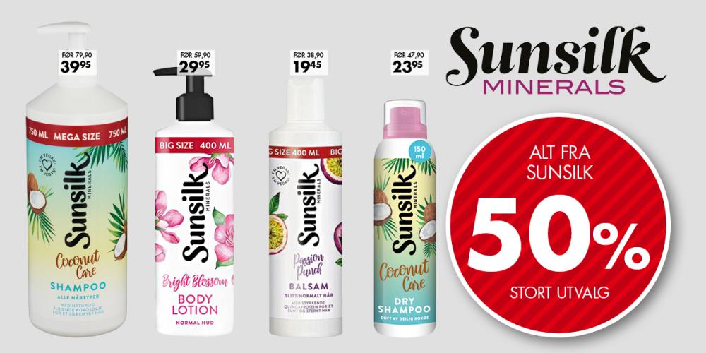 Sunsilk tilbud -50%