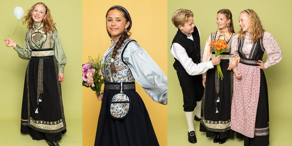 Festdrakt til hele familien