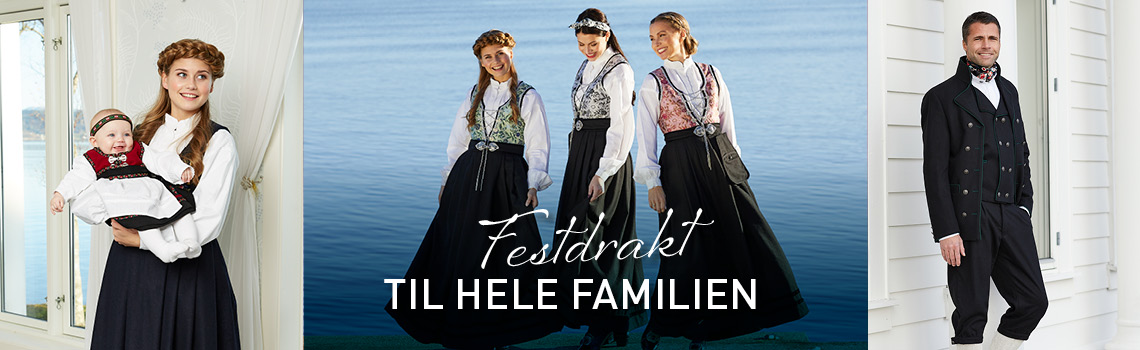 Festdrakt til hele familien Festdrakt til hele familien