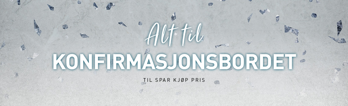 Alt til konfirmasjonsbordet Alt til konfirmasjonsbordet