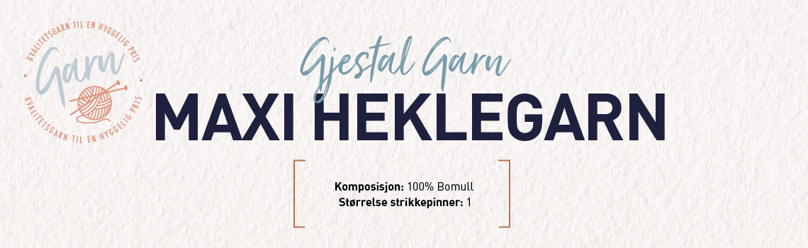 Maxi Heklegarn Maxi Heklegarn