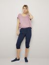 Active Sport loose fit treningsbukse med trekvart lengde marine