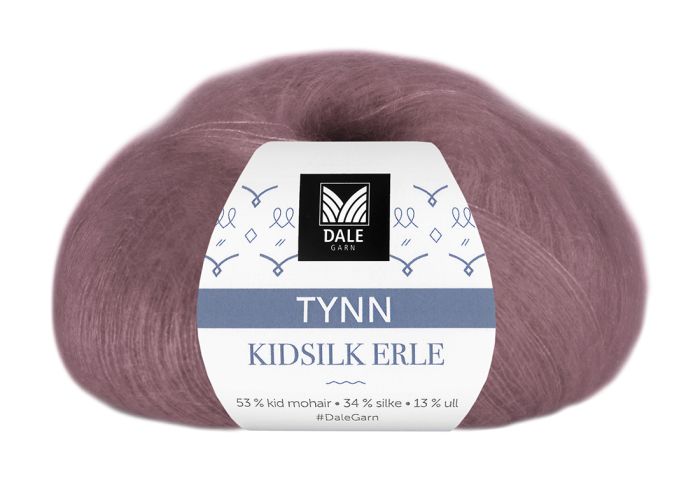 Tynn Kidsilk Erle 4008 Mørk Rosa