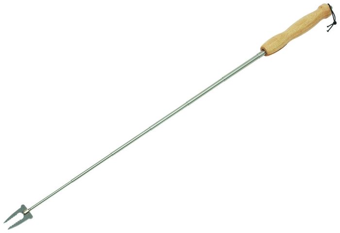 Kinetic Grillspyd teleskop naturfarget tre/ stål
