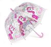 Paraply Unikorn/transparent unikorn/tr