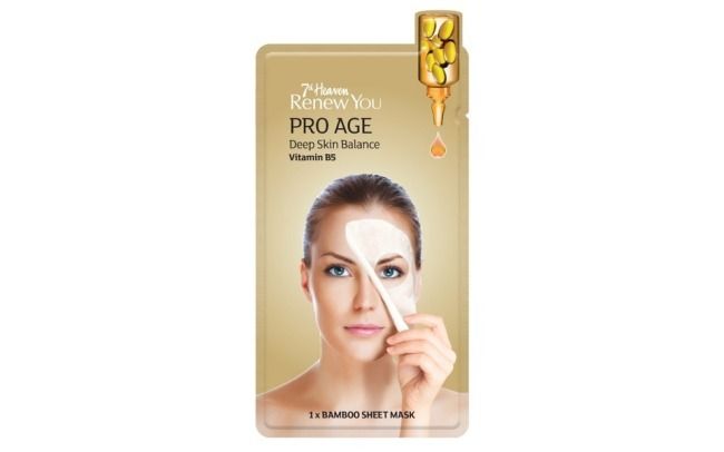 MJ 7th Heaven Renew You Pro Age Bamboo Sheet Mask vitamin b5