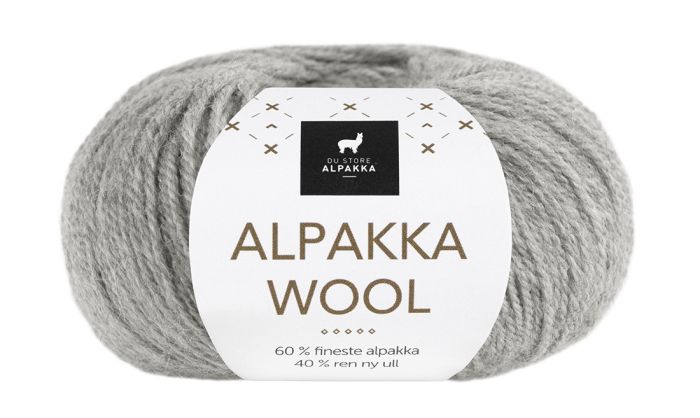 Alpakka Wool 502 Lys grå