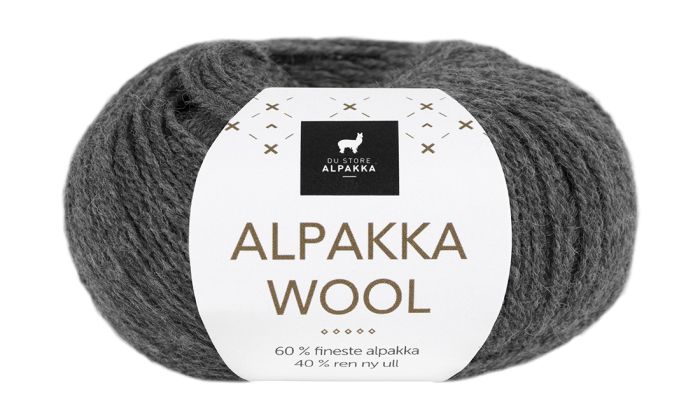 Alpakka Wool 503 Mørk grå