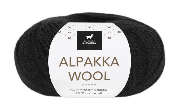 Alpakka Wool 526 Svart