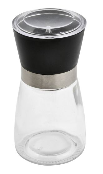 Day Pepper -Saltkvern transparent med sort topp