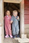 Fleecedress med broderi