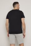 T-skjorte Authentic Estessi Vasket sort.