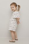 Jumpsuit i musselin Petunia Offwhite..