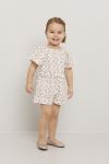 Jumpsuit i musselin Petunia Offwhite-rosa