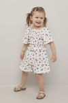 Jumpsuit i musselin Petunia Offwhite..