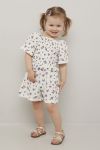 Jumpsuit i musselin Petunia Offwhite