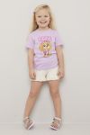 T-skjorte Paw Patrol Sky Lilla.