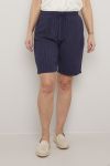Linshorts Blåstripet.