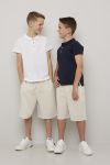 Shorts i linmiks Lys beige..