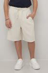 Shorts i linmiks Lys beige..