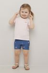 Shorts med blomsterprint Jenny Blå..