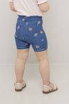 Shorts med blomsterprint Jenny Blå..