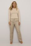 Langermet t-skjorte Amanda Beige