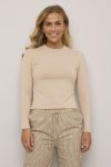 Langermet t-skjorte Amanda Beige