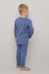 Pyjamas ribbestrikket Blå