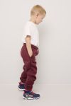 Joggebukse med fleecefôr Cosy Burgunder