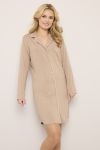 Pysjskjorte lang Margrethe Beige