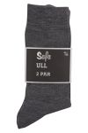 Safa ullsokker 2pk gråmelèrt