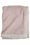 Cozy Babypledd 76x100cm rosa