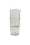 Vannglass 6pk rillet 10,5cm klar