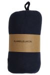 Sov Godt Flanell stretchlaken marine