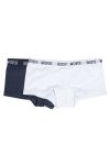 Ann boxer 2pk marine og hvit
