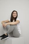 Basic Piper leggings gråmelert