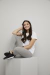 Basic Piper leggings gråmelert