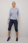 Active Sport loose fit treningsbukse med trekvart lengde marine