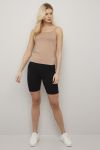 Basic Piper sykkelshorts i bomull sort