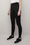 Basic Nova Seamless leggings med børstet innside sortmønstret