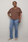 Modal t -shirt brun.