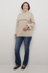 Neck warmer beige.