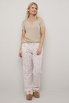 Nightwear Pyjamastopp med korte ermer Alice beigemelert..