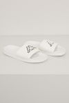 Slippers Logo Lablo Hvit-sort-hud..