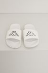 Slippers Logo Lablo Hvit-sort-hud..