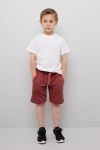 Sweatshorts Active med lommer og snortrekk rust