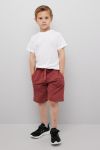 Sweatshorts Active med lommer og snortrekk rust