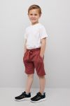 Sweatshorts Active med lommer og snortrekk rust